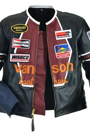 Vanson Star Leather Jacket