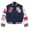 Playboy Championship Varsity Navy and White Jacket