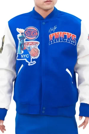 NY Knicks Home Town Varsity Jacket