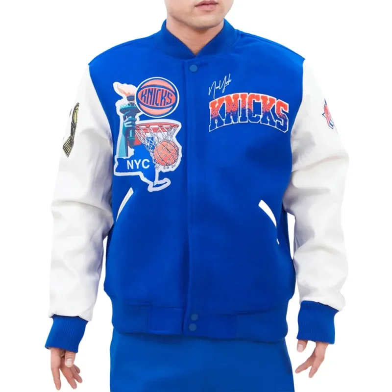 NY Knicks Home Town Varsity Jacket
