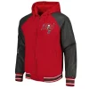 Tampa Bay Buccaneers Defender Red Hoodie Varsity Jacket