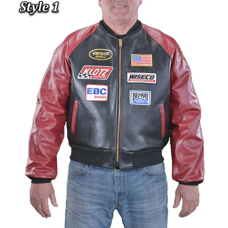 Vanson Race Team Leather Jacket