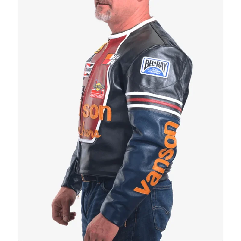 Vanson Star Leather Jacket