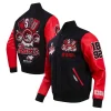 Winston-Salem State Rams Homecoming Black and Red Varsity Jacket